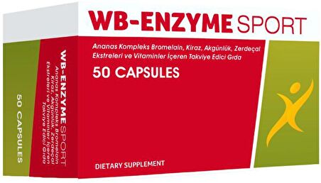 Wb-Enzim Sport Ananas Complex 50 Kapsül Bromelain Akgünlük