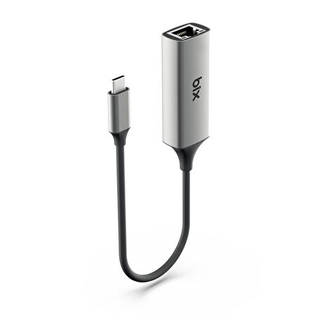 Bix ADP-09 Type-C to RJ45 10/100/1000Mbps Ethernet Dönüştürücü Adaptör