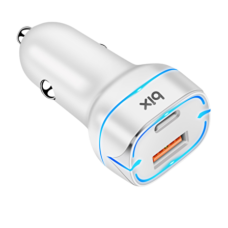 Bix BX-CCP36WT 36W QC 3.0 USB PD Araç İçi Hızlı Şa