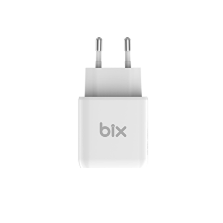 Bix BX-PD25TA Type-C 25 Watt Hızlı Şarj Aleti Beyaz