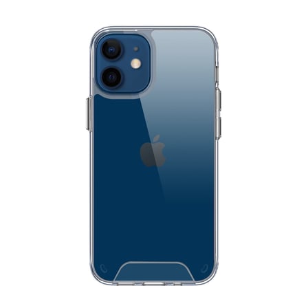 Bix iPhone 12 / 12 Pro Nebula Aqua Transparan Ultra Şeffaf Kılıf Çizilmeye Dayanıklı Tam Kapsamlı Koruma