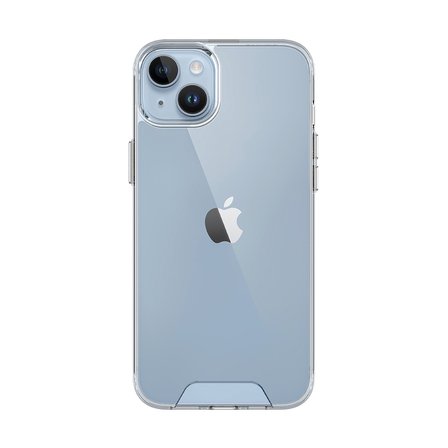 Bix iPhone 13 / 14 Nebula Aqua Transparan Ultra Şeffaf Kılıf Çizilmeye Dayanıklı Tam Kapsamlı Koruma