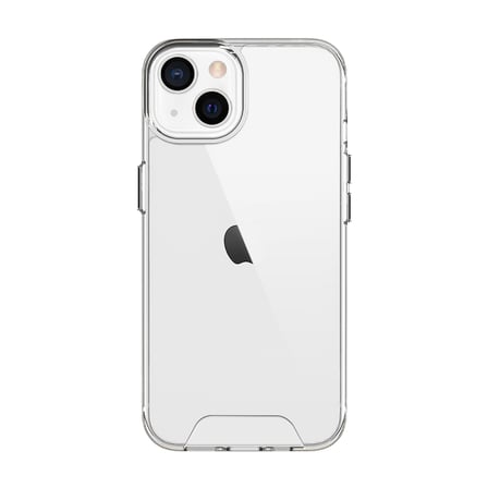 Bix iPhone 14 Plus / 15 Plus Nebula Aqua Transparan Ultra Şeffaf Kılıf Çizilmeye Dayanıklı Tam Kapsamlı Koruma