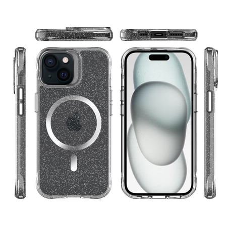 Bix iPhone 15 MagSafe Simli Kılıf Shock Pocket Darbe Emici Teknolojili Çizilmeye Dayanıklı