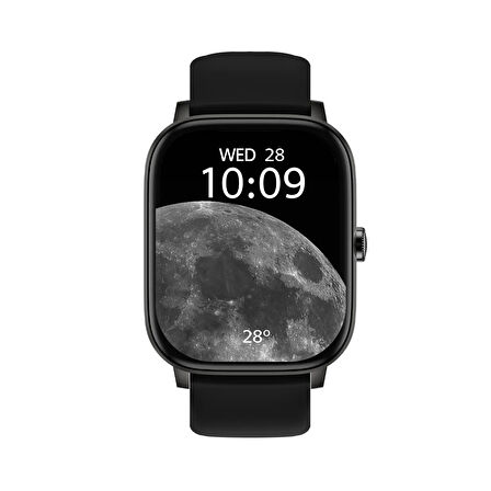 Bix SW03 2.01 inç TFT Geniş Ekran Bluetooth Telefon Görüşme IP67 Suya Dayanıklı Spor ve Sağlık Takip Özellikli iOS Android Uyumlu Akıllı Saat Siyah