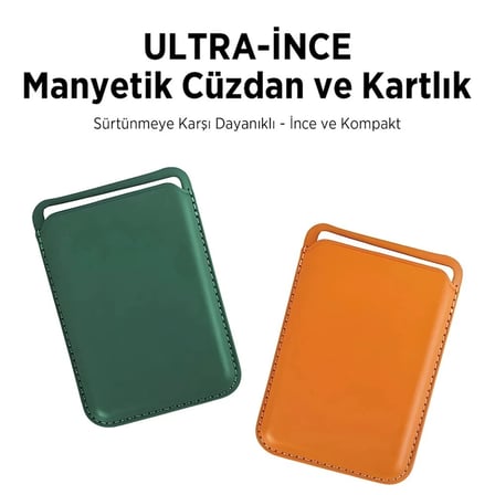 Bix TMW4 iPhone MagSafe Uyumlu Deri Cüzdan Manyetik Kartlık Standlı Katlanabilir Şarap Kırmızısı