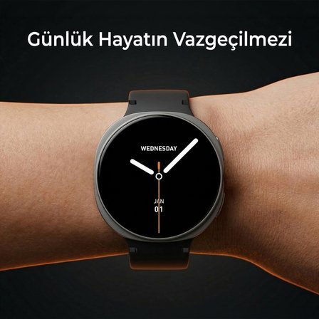 Bix TSW3 42mm Ultra İnce 1.32” AMOLED Ekranlı Akıllı Saat – Bluetooth Aramalı, Metal Çerçeveli, Nabız & SpO₂ Ölçer, iOS ve Android Uyumlu Mor