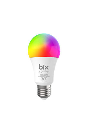 Bix Sl-01 9W Aura Rgb Led Akıllı Wifi Ampul Tüya Yazılım Destekli