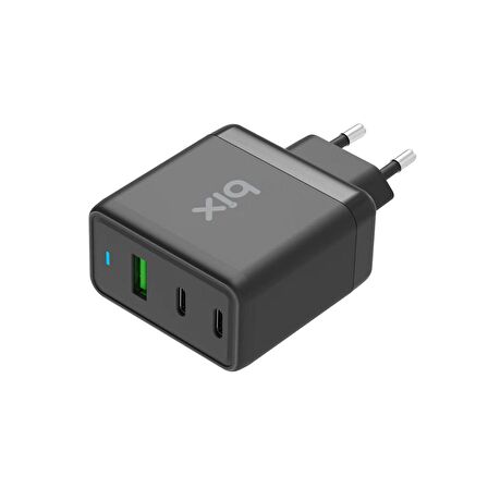 Bix Type-C 65 Watt Hızlı Şarj Aleti Siyah
