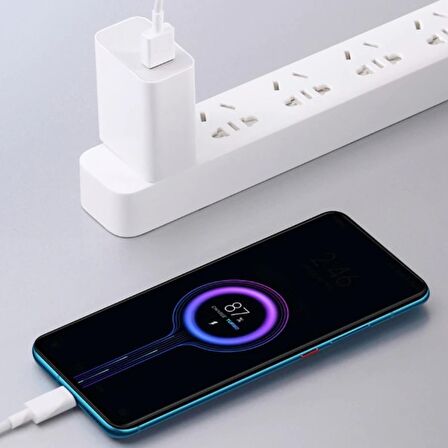 Xiaomi MDY-11-EZ Şarj Cihazı ve Type-C Şarj Data Kablosu
