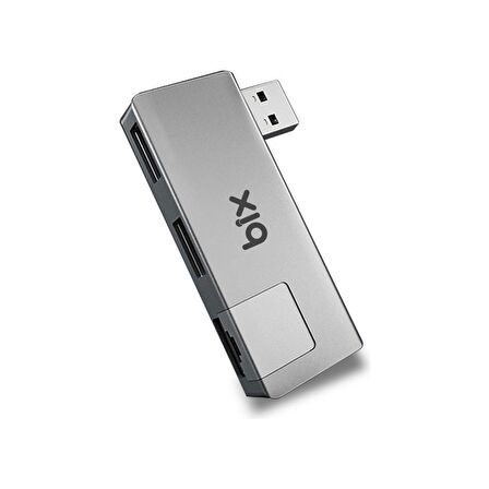 Bix BX22HB USB to USB 3.2 USB 2.0 RJ45 Dönüştürücü Adaptör