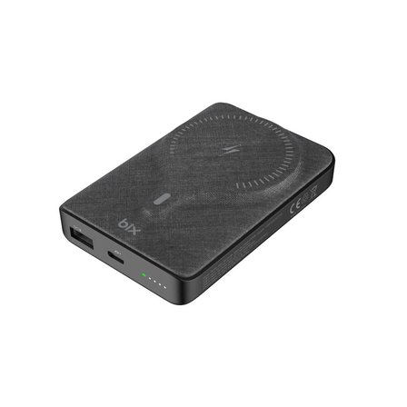 BIX PB105 PD20W TYPE-C/ USB-A VE 15W MANYETIK KABLOSUZ HIZLI SARJ DESTEKLI LED GOSTERGELI POWERBANK