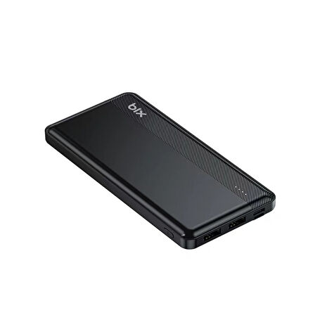 Bix 10000mAh Çift USB Çıkışlı ve LED Bildirimli Portatif Powerbank Siyah