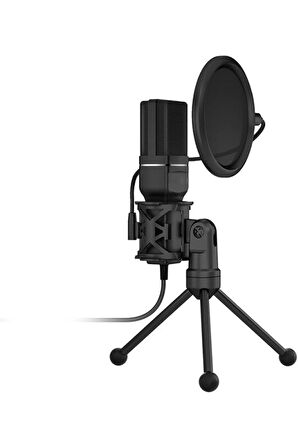 SF-777 Kayıt Condenser Pop Filtre Kardioid Mikrofon + Tripod