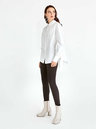 Skinny  Kadın Pantolon Acı Kahve