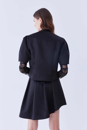 Karpuz Kollu  Bolero   Siyah