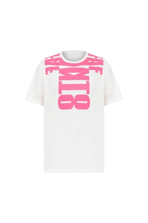O Yaka T-Shirt   Beyaz