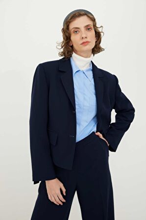 K24 16032 Ceket Lacivert