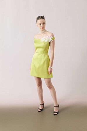 Y24 11505 Elbise Sarı
