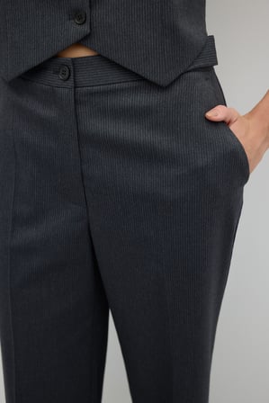 Geniş Paça Pantolon Standart Renk