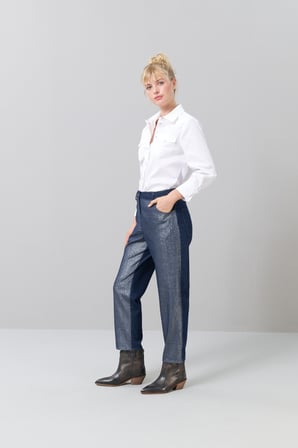 Denim Pantolon Lacivert