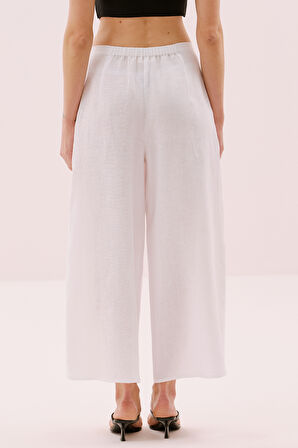 Askılı Drape Detaylı Crop Bluz Siyah
