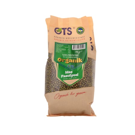OTS Organik Organik Maş Fasulyesi 750 gr. (Organik Sertifikalı, Pestisit Analizli)