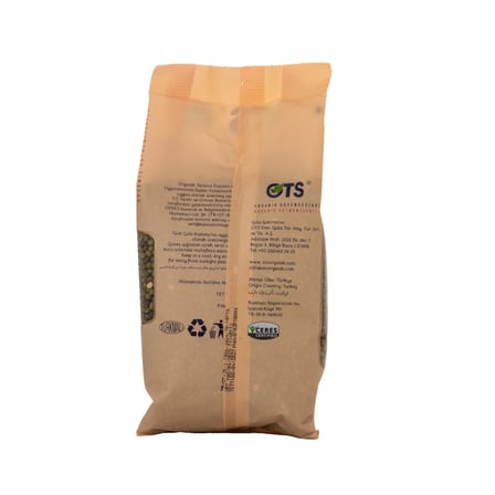 OTS Organik Organik Maş Fasulyesi 750 gr. (Organik Sertifikalı, Pestisit Analizli)