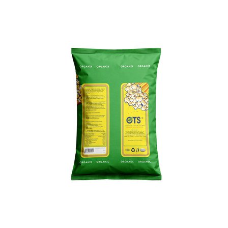 Ots Organik Baharatlı Patlamış Mısır (70 gr) (Organik Sertifikalı, Pestisit Analizli)