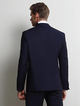 Saks Slim Fit Kelebek Yaka Dokuma Smokin Takım Elbise