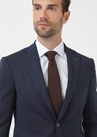 Açık Mavi Düz Slim Fit Dokuma Klasik %100 Pamuk Gömlek