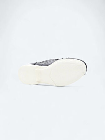 Siyah Deri Smart Casual Ayakkabı