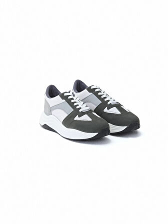 Haki Süet Spor Spor Ayakkabı