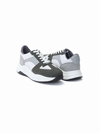 Haki Süet Spor Spor Ayakkabı