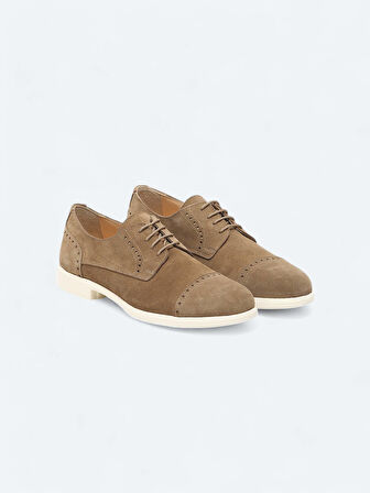 Vizon Süet Smart Casual Ayakkabı