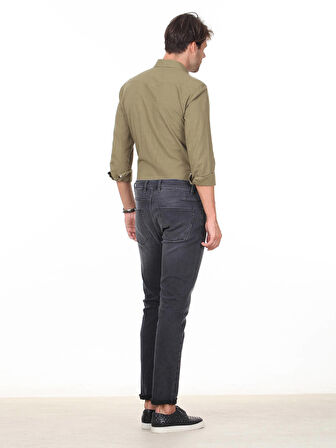Kip Slim Fit Koyu Gri Erkek Kot Pantolon PANT-1123