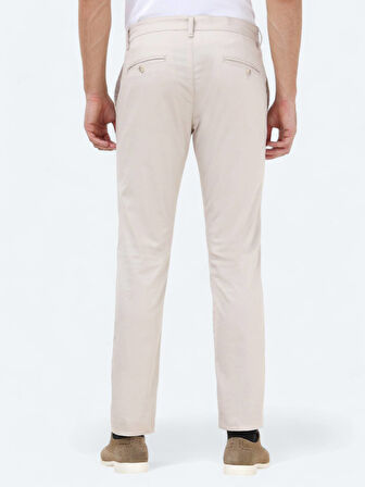 Taş Düz Dokuma Slim Fit Casual Pamuk Karışımlı Pantolon