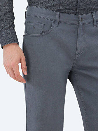 İndigo Slim Fit Denim Pamuk Karışımlı Pantolon