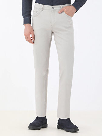 Taş Slim Fit Denim Pamuk Karışımlı Pantolon