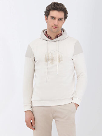 Taş Kapüşonlu Sweatshırt