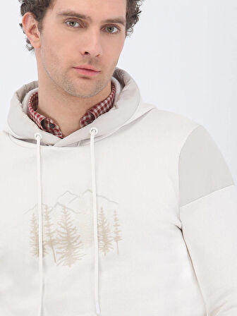 Taş Kapüşonlu Sweatshırt