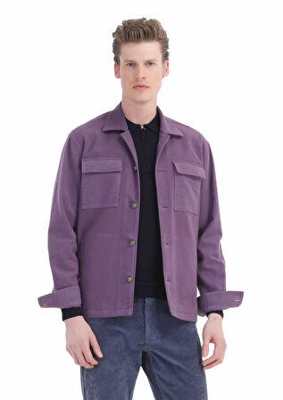 Lacivert Polo Yaka Düz Örgü %100 Yün Triko Kazak