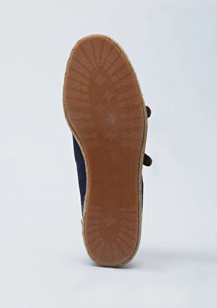 Lacivert Süet Casual Loafer