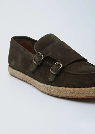 Haki Süet Casual Loafer