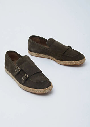 Haki Süet Casual Loafer