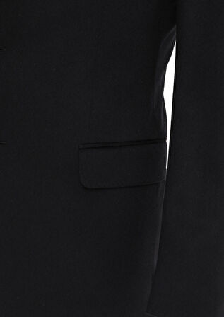 Lacivert Düz Regular Fit %100 Kaşmir Ceket