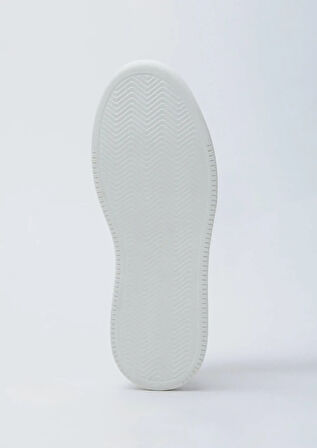 Beyaz Deri Spor Spor Ayakkabı