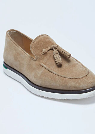 Taba Süet Casual Loafer