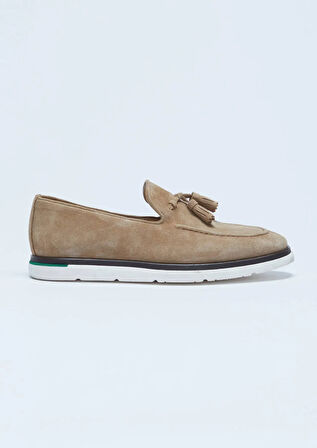 Taba Süet Casual Loafer