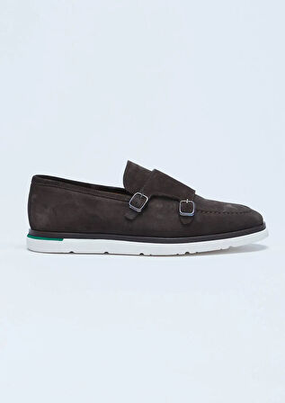 Kahverengi Süet Casual Loafer